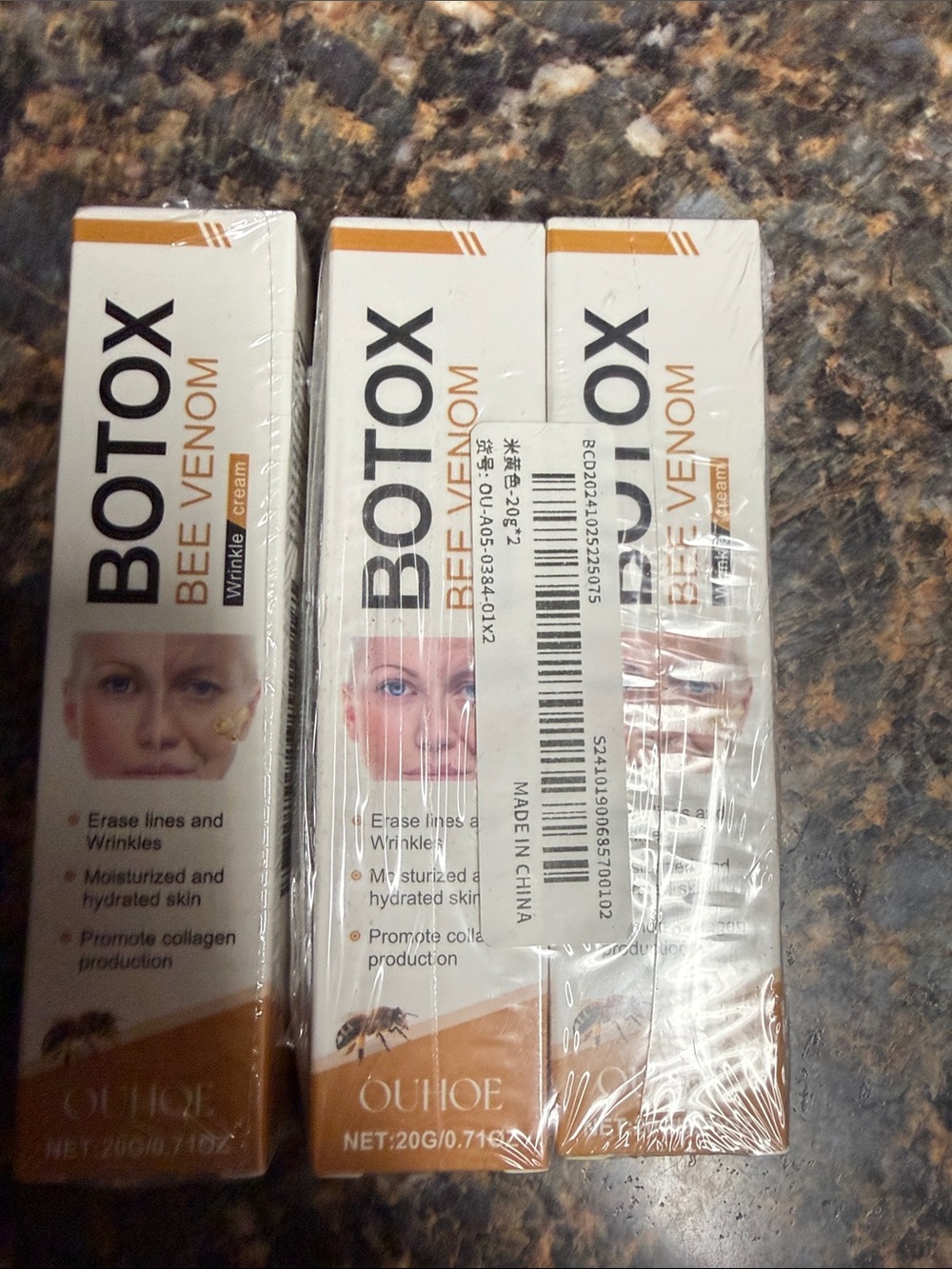 BOTOX Bee Venom Wrinkle Cream - White & Gold Packaging